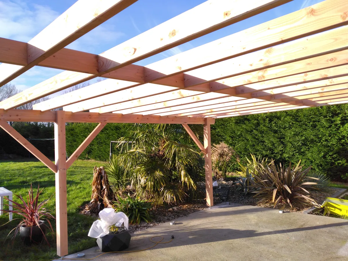 Réalisation de charpente par l